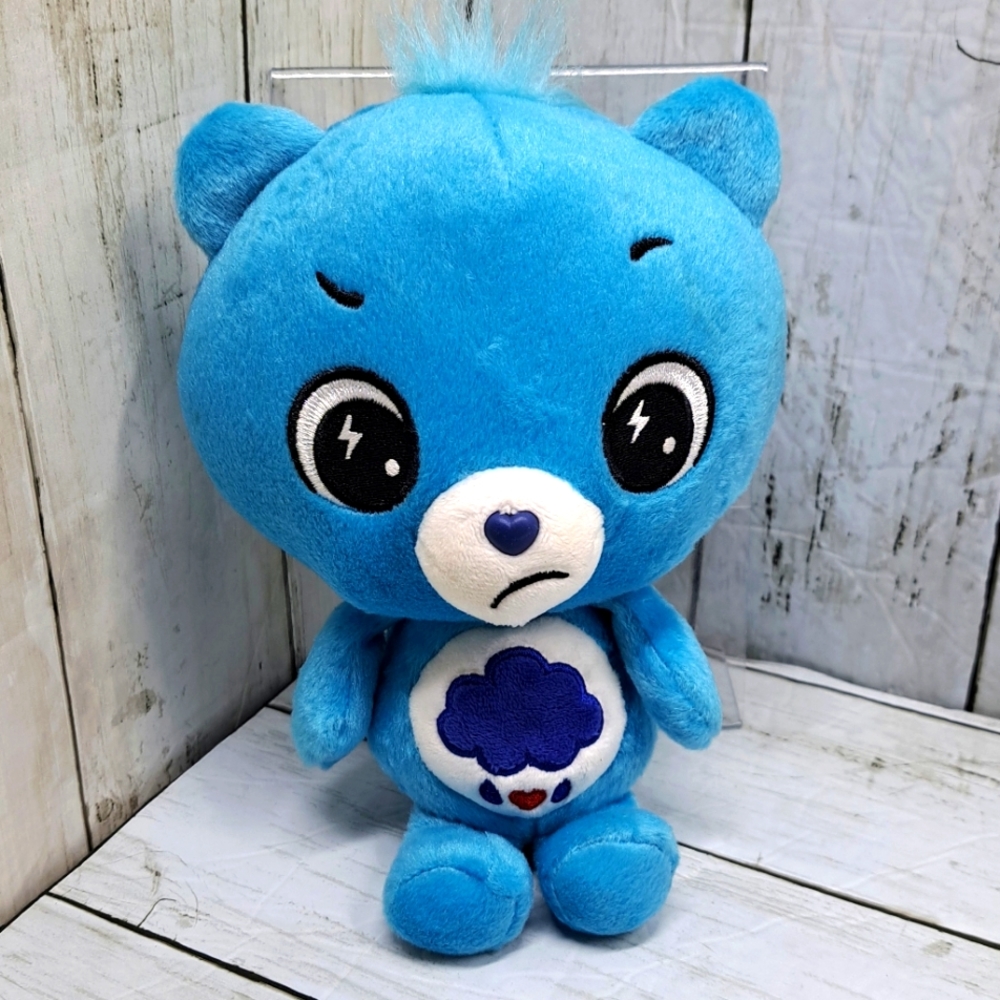 Care Bears Cub 40th Anniv. 9.5"t Blue Grumby RainCloud Belly Bear Plush NWOT